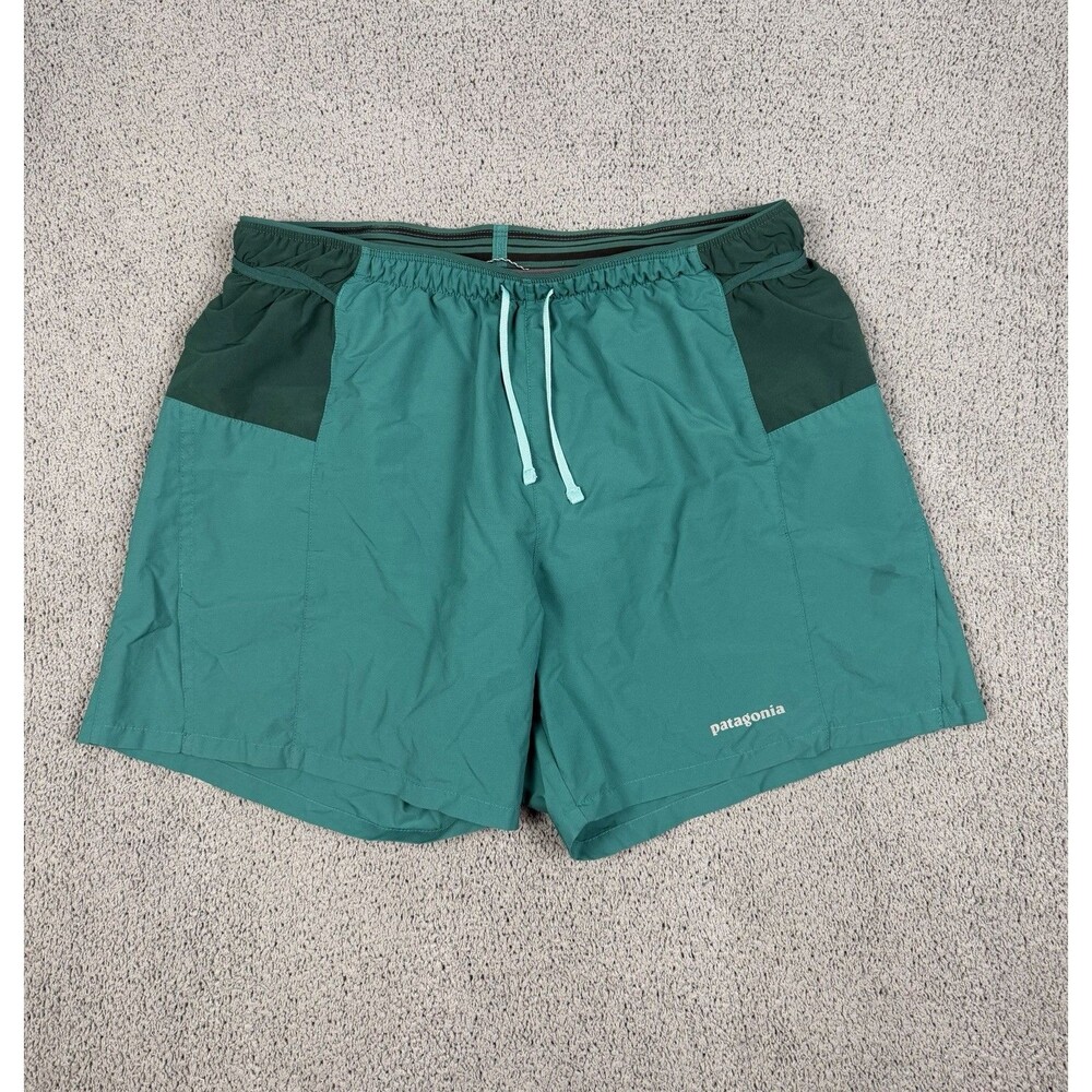 Patagonia Shorts Mens M Green Strider Pro Lined Running Gym Jogging 24633